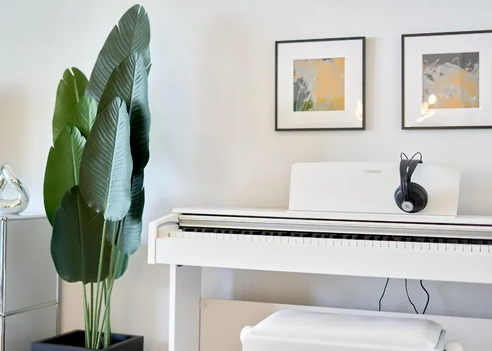 شقة Seaside Piano - Ferienapartment Mit Klavier